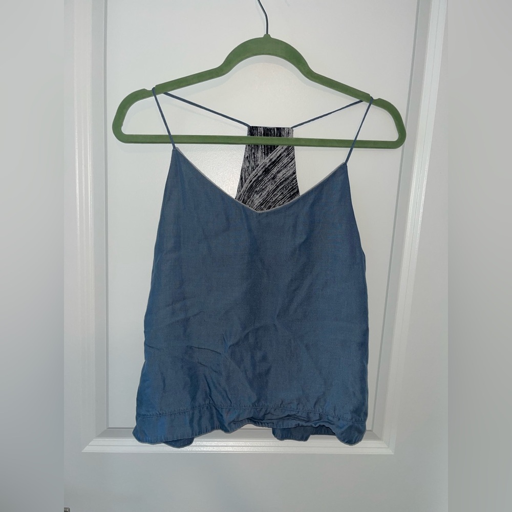Lululemon Blue Spaghetti Strap Flowy Tank
